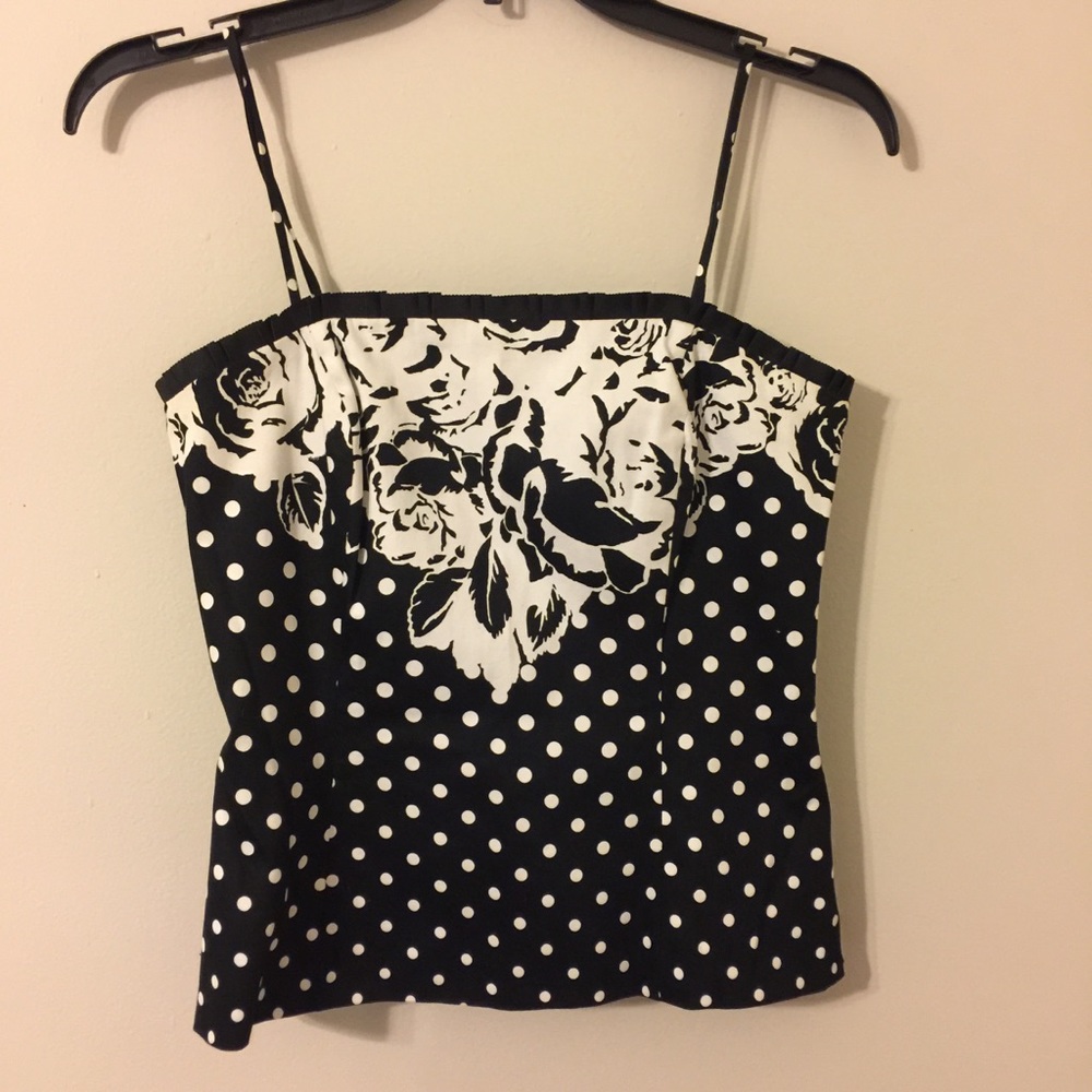 White House Black Market top (removable straps)